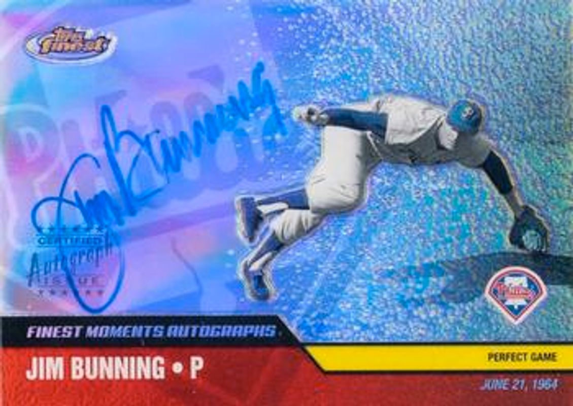 2002 Topps Finest #FMA-JB Moments Autographs