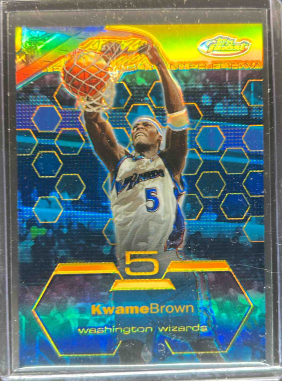 Kwame Brown 2002 Topps Finest #21 Gold Refractor /25 Price Guide