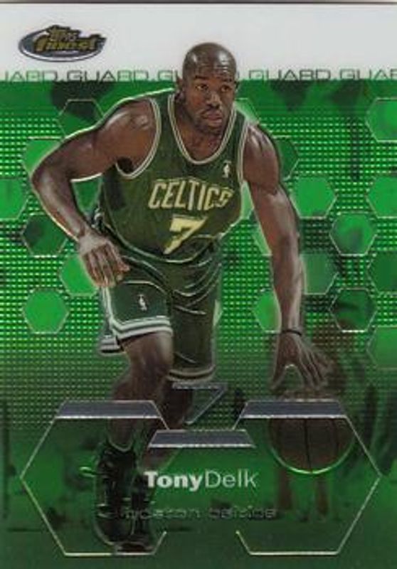 Tony Delk 2002 Topps Finest #10 Base RAW