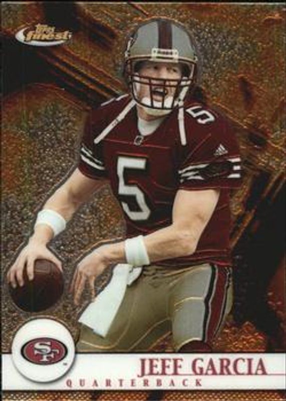 Jeff Garcia 2001 Topps Finest #91 Base RAW