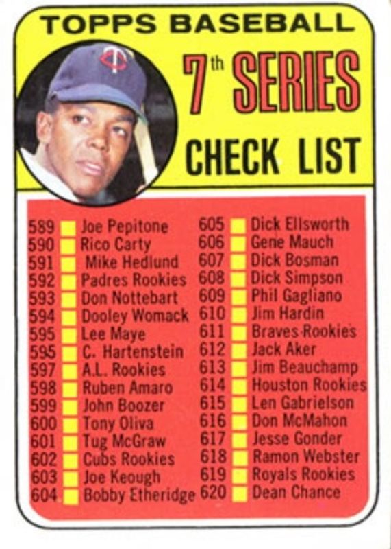 1969 Topps #582a Base