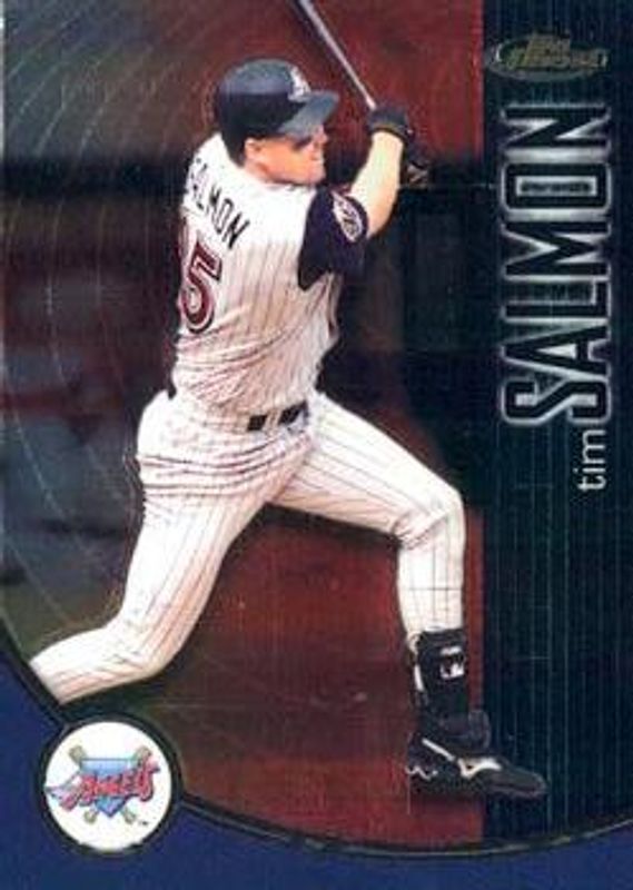 Tim Salmon 2001 Topps Finest #41 Base /999 RAW