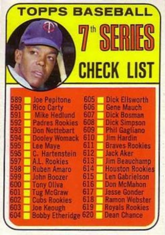 1969 Topps #582b Base