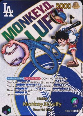 2025 Promotional Cards #EB02-010 Foil (Dodgers x One Piece)