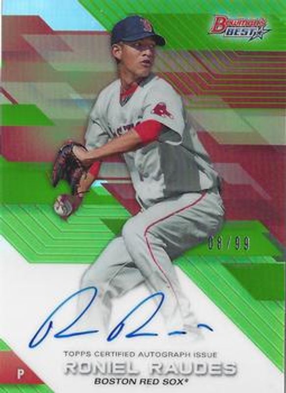 2017 Bowman's Best #B17-RR Best of 2017 Autographs - Green Refractor /99