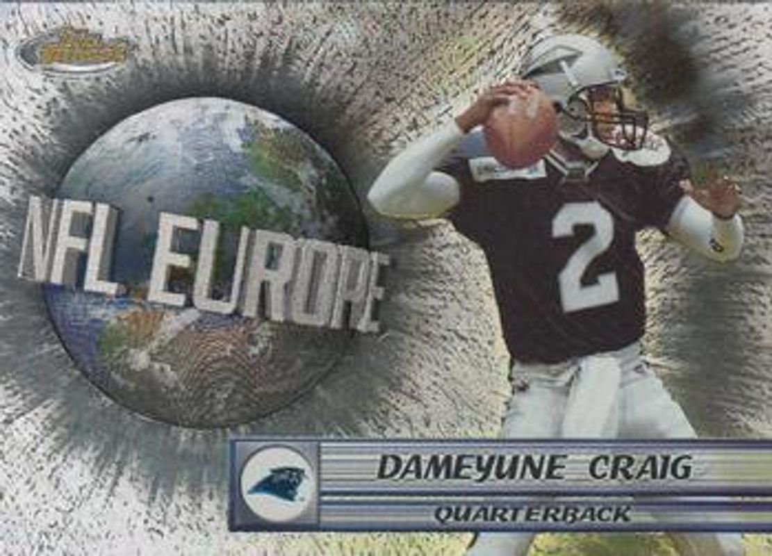 Dameyune Craig 2000 Topps Finest #E4 Europe RAW