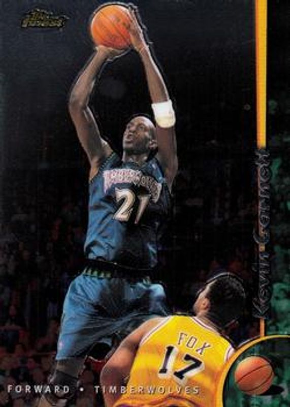 Kevin Garnett 1998 Topps Finest #14 Base RAW