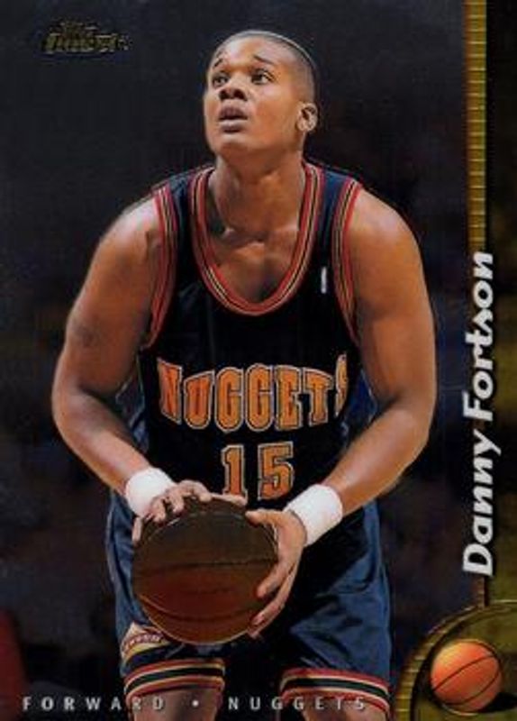Danny Fortson 1998 Topps Finest #182 Base - No Coating RAW