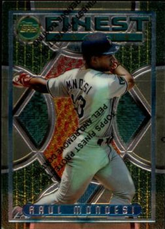 Raul Mondesi 1995 Topps Finest #1 Base RAW