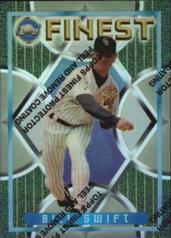 Bill Swift 1995 Topps Finest #255 Refractor RAW