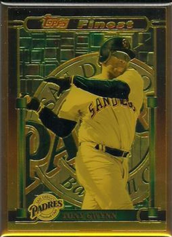 Tony Gwynn 1995 Topps Finest #2 Bronze RAW