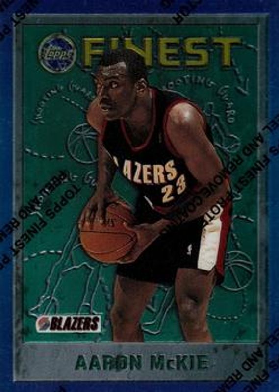 Aaron McKie 1995 Topps Finest #196 Base RAW
