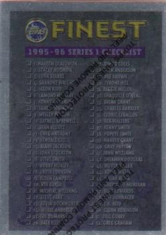 1995 Topps Finest #140 Base