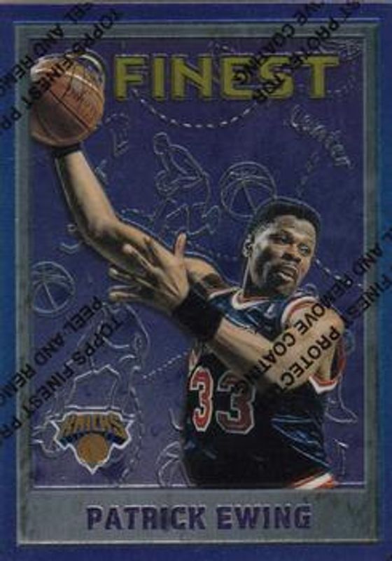 Patrick Ewing 1995 Topps Finest #243 Base RAW