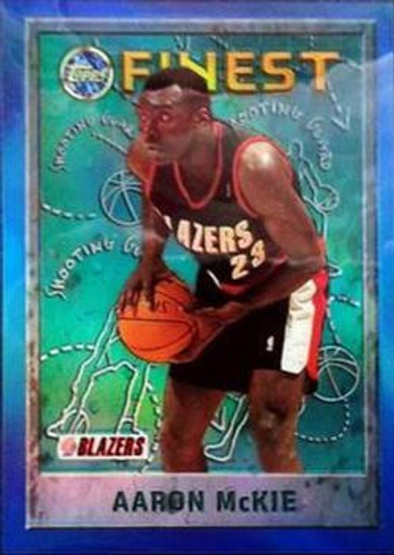 Aaron McKie 1995 Topps Finest #196 Refractor RAW