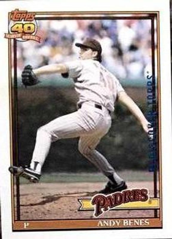 2017 Topps Allen & Ginter #307 Rediscover Topps 1991 Topps Stamped Buybacks - Blue