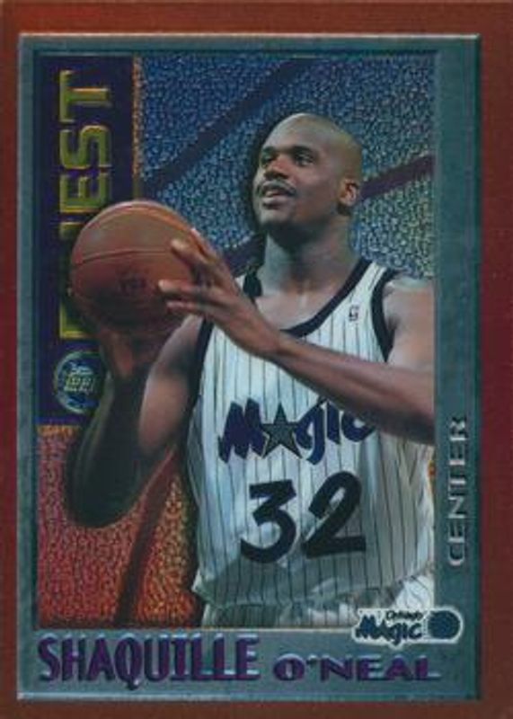 Shaquille O'Neal 1995 Topps Finest #M22 Mystery Price Guide