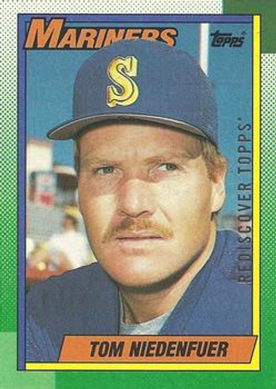 2017 Topps Allen & Ginter #306 Rediscover Topps 1990 Topps Stamped Buybacks - Silver