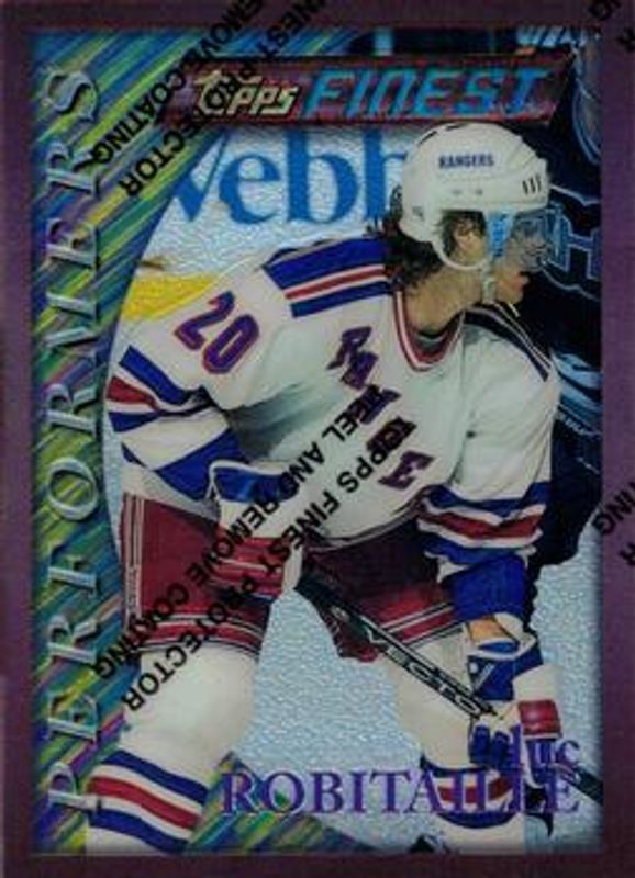 Luc Robitaille 1995 Topps Finest #24 Refractor RAW