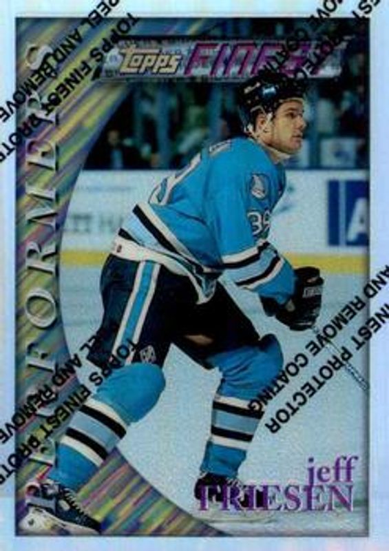 Jeff Friesen 1995 Topps Finest #27 Refractor RAW