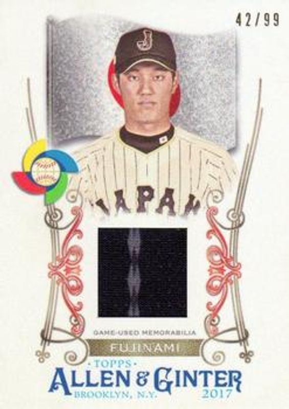 2017 Topps Allen & Ginter #WBCR-SF World Baseball Classic Relic Full Size /99