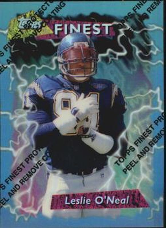 Leslie O'Neal 1995 Topps Finest #57 Base RAW