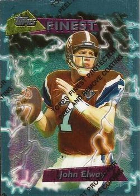 John Elway 1995 Topps Finest #220 Base RAW