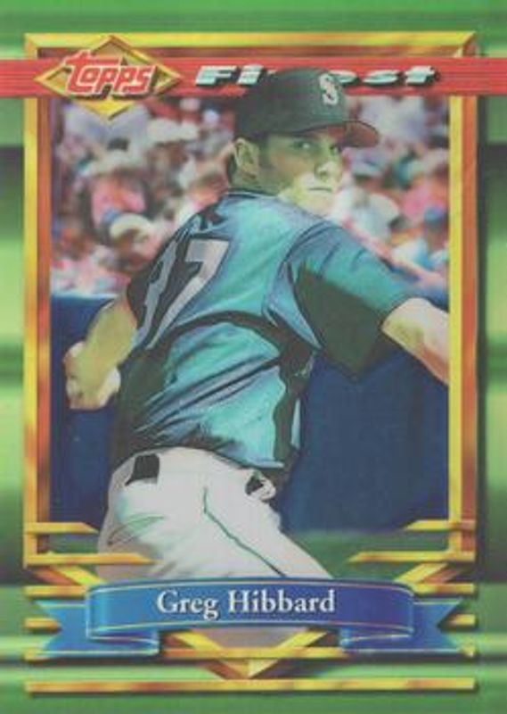 Greg Hibbard 1994 Topps Finest #389 Refractor RAW