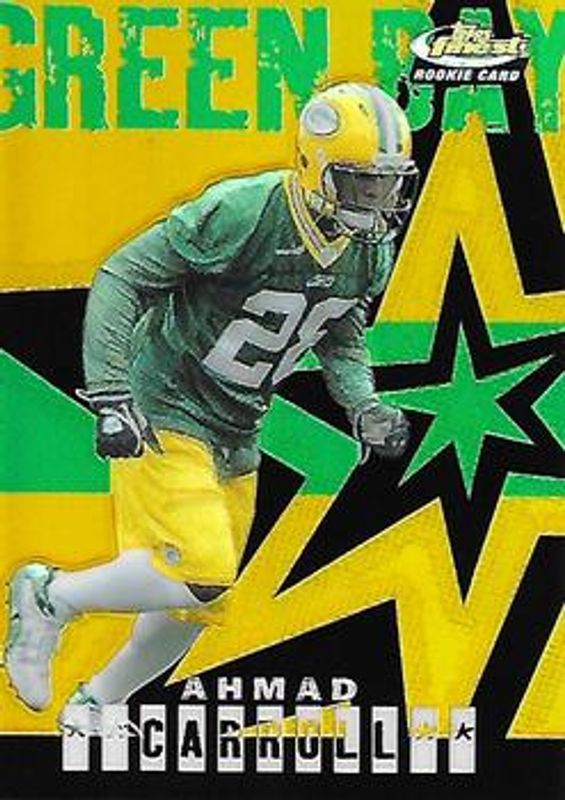 Ahmad Carroll 2004 Topps Finest #66 Gold Refractor /50 Rookie RAW