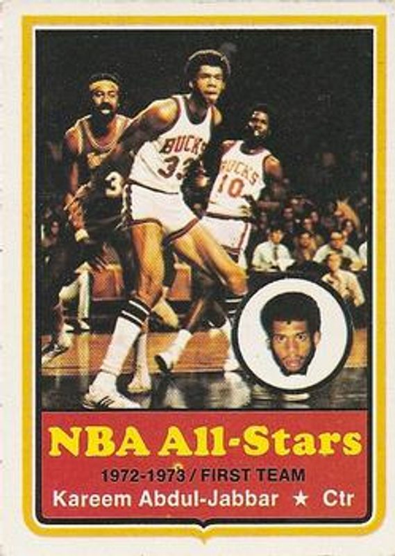 Kareem Abdul-Jabbar 1973 Topps #50 Base RAW