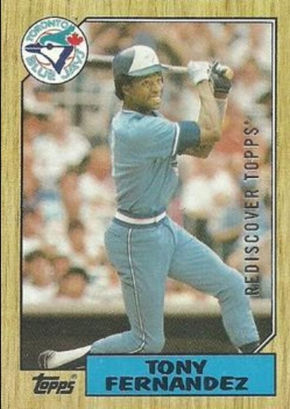 2017 Topps #485 Rediscover Topps 1987 Topps Stamped Buybacks - Silver