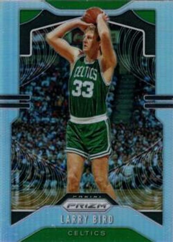 Larry Bird 2019 Prizm #16 Silver RAW