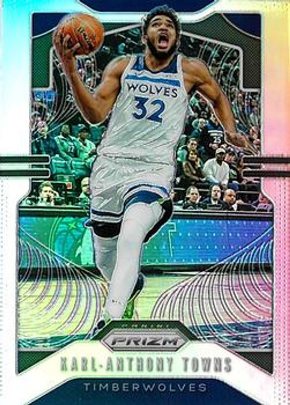 Karl-Anthony Towns 2019 Prizm #161 Silver RAW