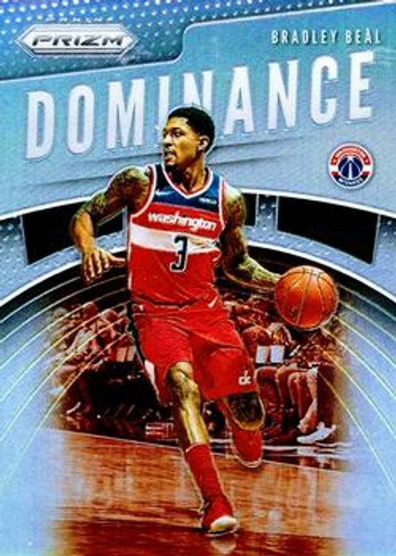 Bradley Beal 2019 Prizm #5 Dominance - Silver RAW