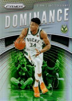 Giannis Antetokounmpo 2019 Prizm #10 Dominance - Silver Price