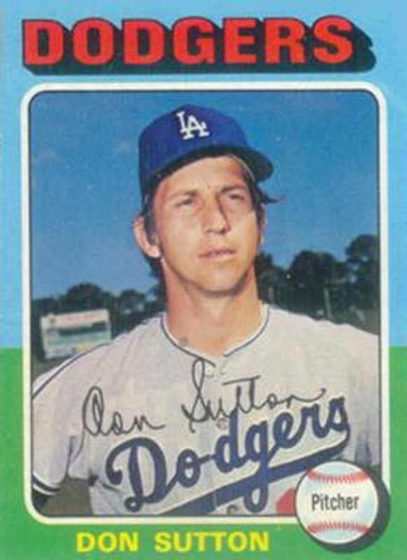 Don Sutton 1975 Topps #220 Base RAW