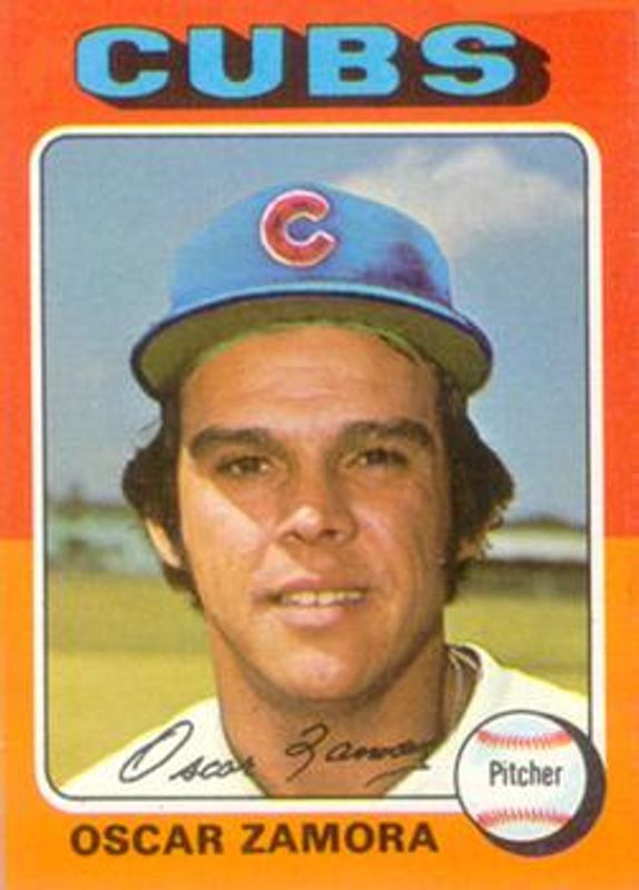Oscar Zamora 1975 Topps #604 Base Rookie RAW