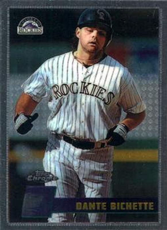 Dante Bichette 1996 Topps Chrome #63 Base RAW