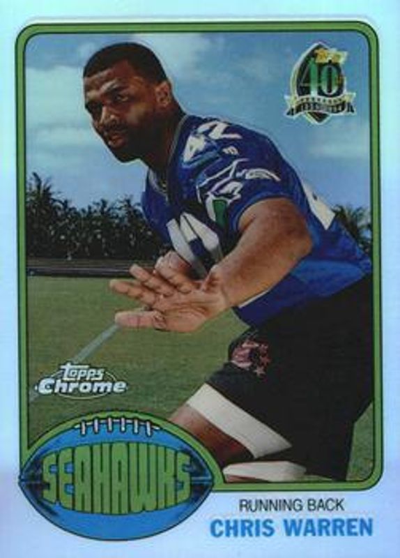 1996 Topps Chrome #21 40th Anniversary Retros - Refractor