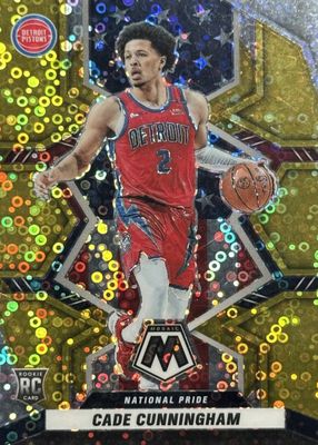 2021 Mosaic #260 National Pride - Fast Break Gold /10