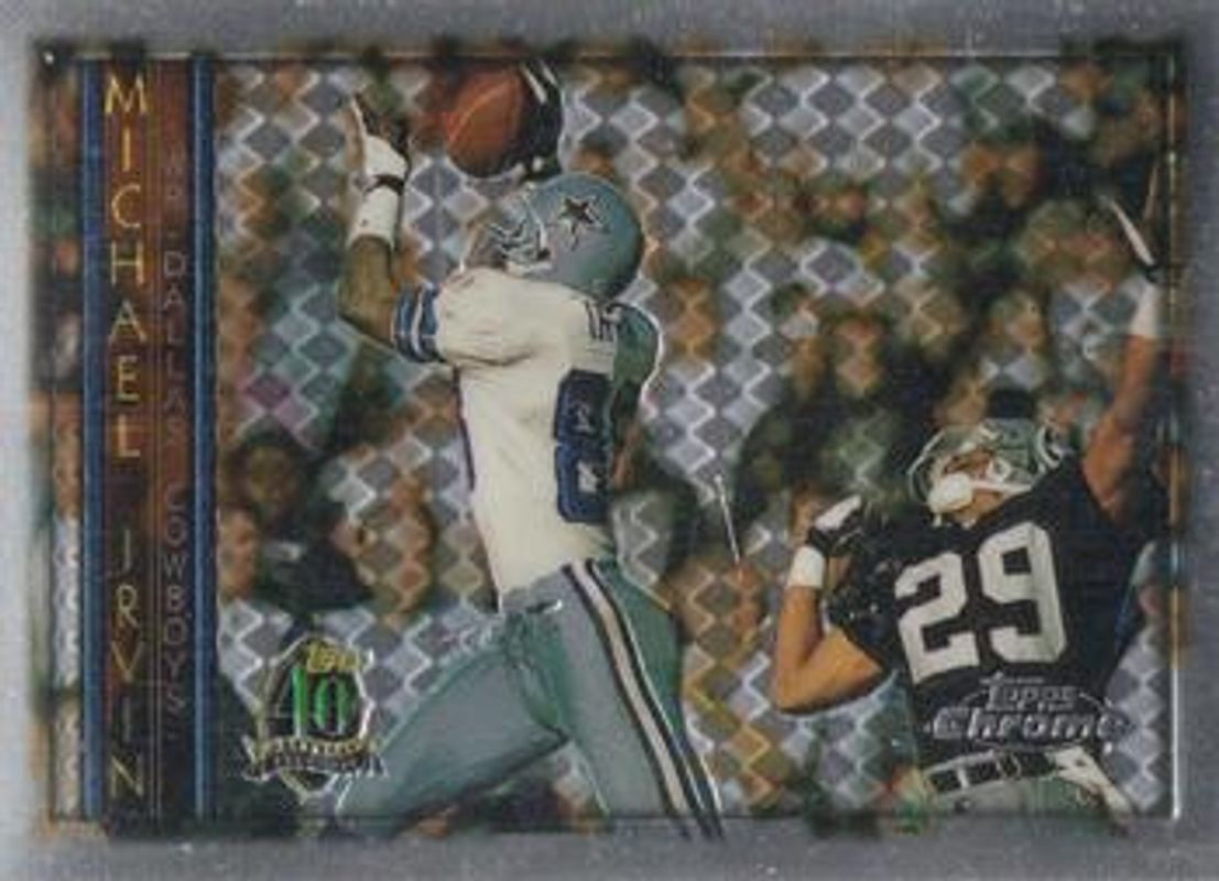 Michael Irvin 1996 Topps Chrome #149 Base RAW
