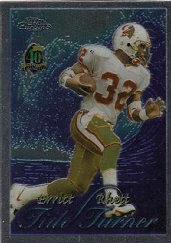 Errict Rhett 1996 Topps Chrome #TT7 Tide Turners RAW