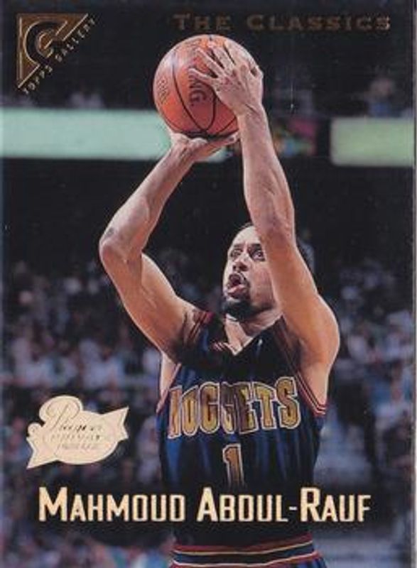 Mahmoud Abdul-Rauf 1995 Topps Gallery #67 Player's Private Issue RAW