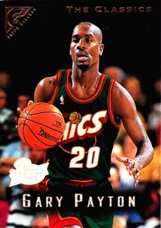 Gary Payton 1995 Topps Gallery #64 Player's Private Issue RAW