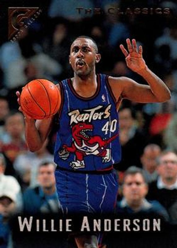 Willie Anderson 1995 Topps Gallery #91 Base RAW