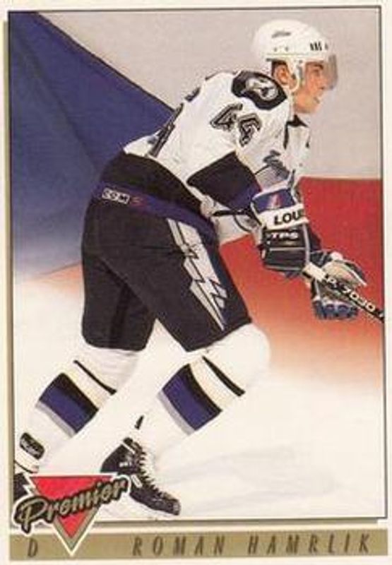 Roman Hamrlik 1993 Topps Premier #323 Base RAW