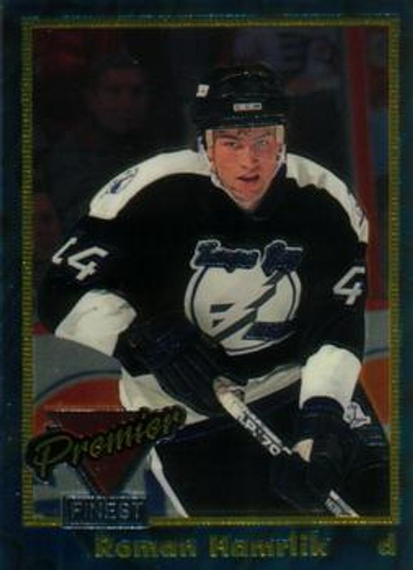 Roman Hamrlik 1993 Topps Premier #2 Finest RAW