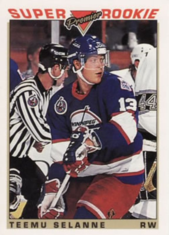 Teemu Selanne 1993 Topps Premier #130 Base RAW