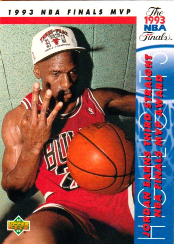 1993 Upper Deck #204 NBA Finals Highlights ("1993 NBA Finals MVP")