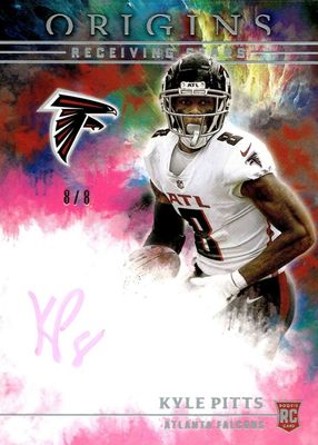 2021 Origins #RES-KP Receiving Stars Signatures - Pink /8